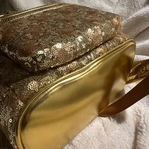 Disney | Bags | Disney Minnie Mouse Yellow Golden Sequin  display picture 1